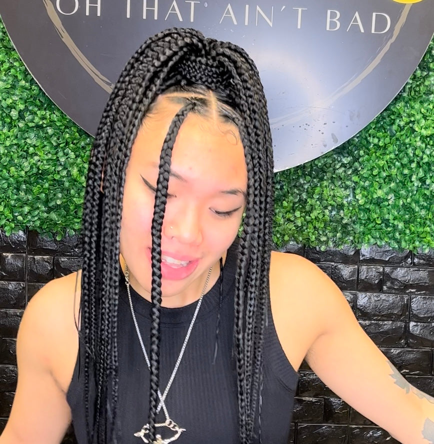 Medium Knotless Braids