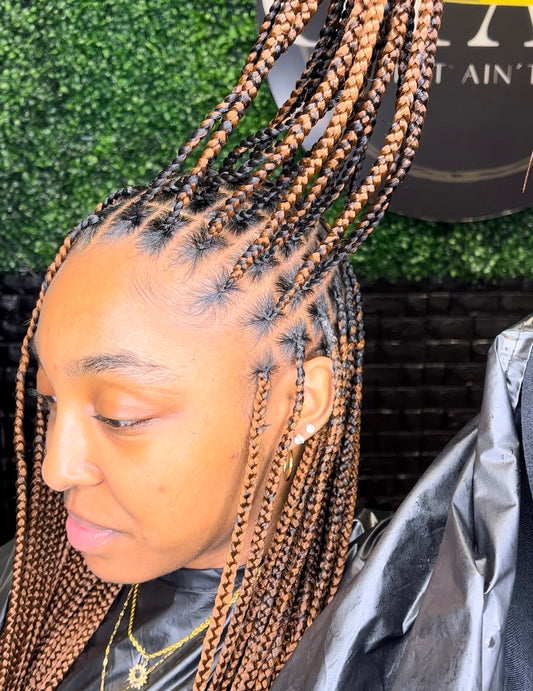 Small Knotless Braids