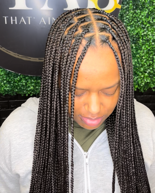 Smedium Knotless Braids